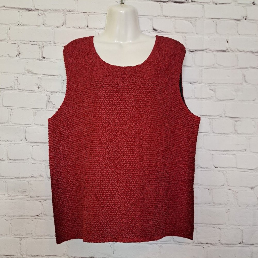 Choices Red  Cami Tank Top Women's Size 1X